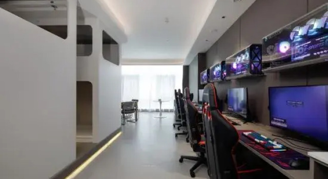 Кровать в общем номере Naldue Esports Hotel (Financial Center Branch)