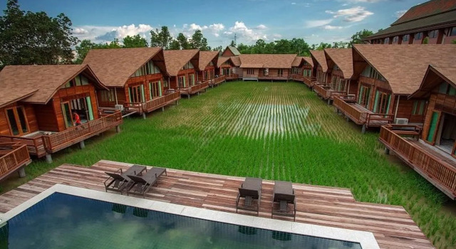 Rice Farm Villa, Забронировать Фермерский дом Отели Южного Таиланда с парковкой, Парковка