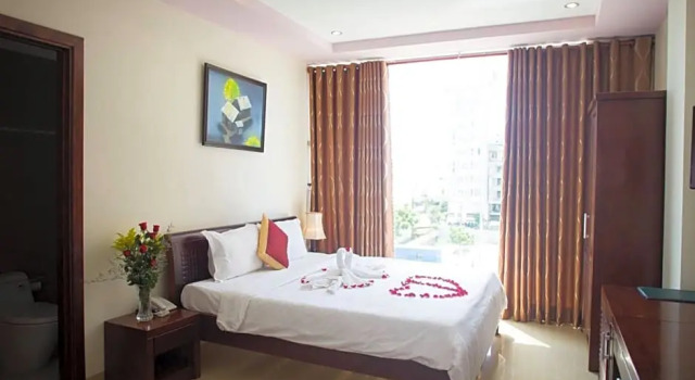 Двухместный номер Deluxe с балконом Thanh Nhung Hotel