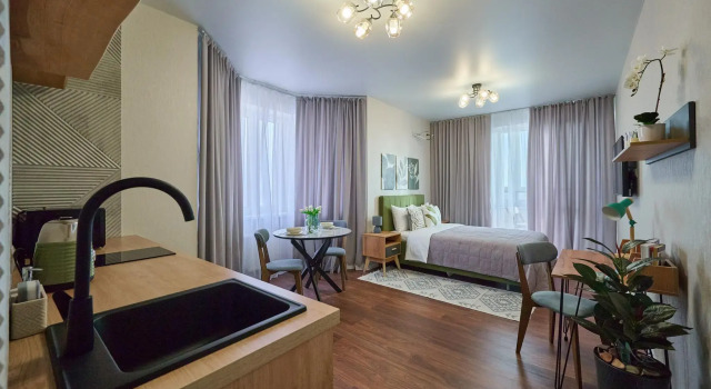 Студия Your Place на улице Героя Бочарникова 4 корпус 3