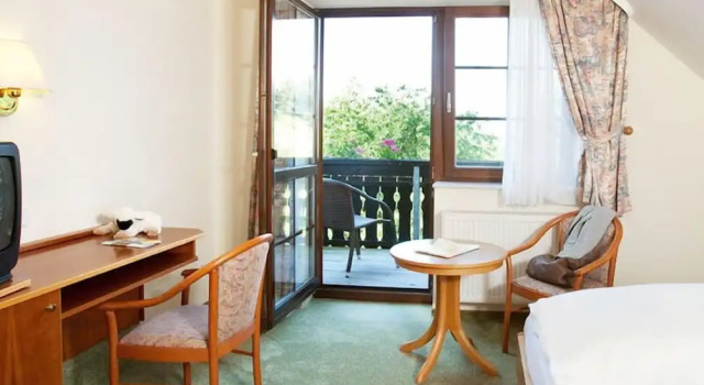 Одноместный номер Classic с видом на сад Hotel zum Taufstein