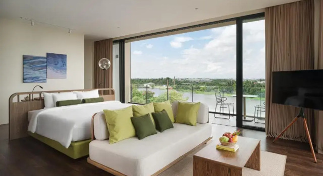 Люкс с видом на реку neera retreat hotel