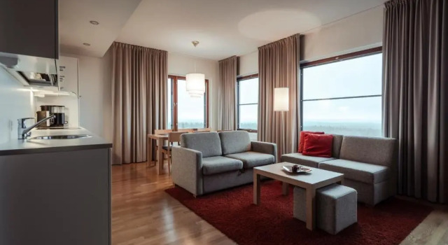 Апартаменты с 2 комнатами Lapland Hotels Saaga