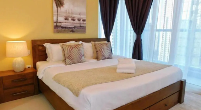 Апартаменты c 1 комнатой с видом на гавань Continental Tower, Dubai Marina - Luton Vacation Homes