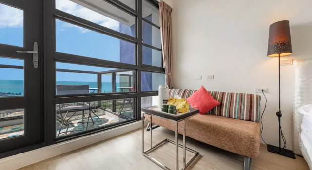 Двухместный номер Standard с балконом и с видом на море Hualien Unique Smart Stay with Sea View