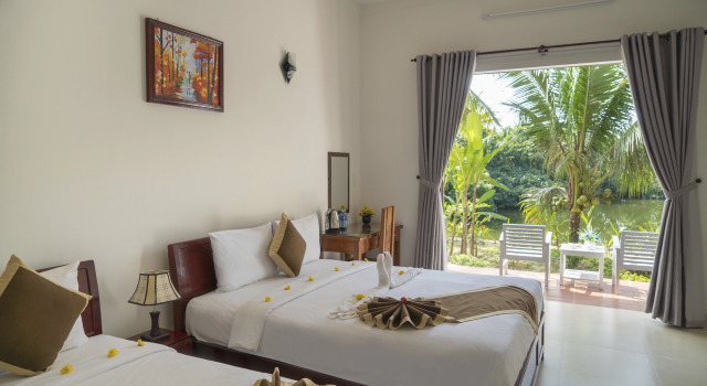 Трёхместный номер Standard с видом на сад Luna Villa Homestay
