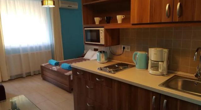 Студия с видом на сад Apartment Color Beach