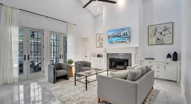 6br Elegant Hollywood Lakes Mansion W/ Pool & Spa 6 Bedroom Home