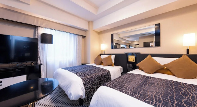 Двухместный номер Deluxe APA Hotel Kodemmacho Ekimae