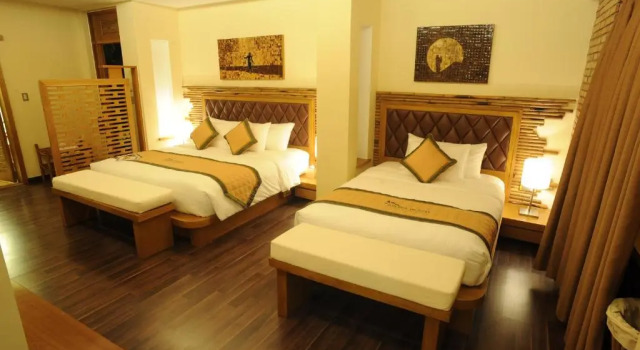Трёхместный номер Standard с балконом Aroma Beach Resort and Spa