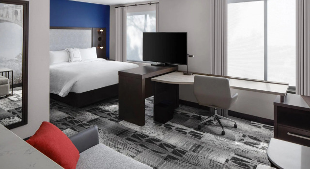 Двухместная студия Residence Inn Richmond Midtown/Glenside