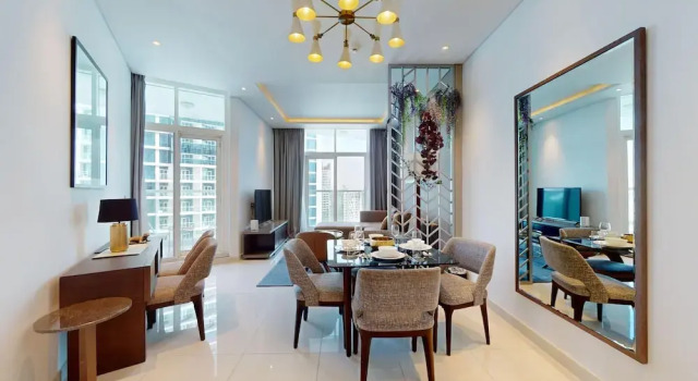 Business Bay - Damac Maison Prive Tower A 1901, Забронировать Апартаменты/квартира Отели Эмирата Дубая с парковкой, рядом с Al Wajeha Al Maeyah Marine Transport Station, Парковка