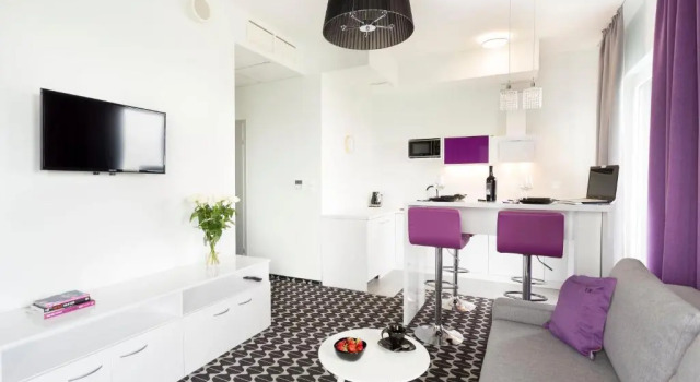 Апартаменты Deluxe с видом на город Apartamenty Vola Residence