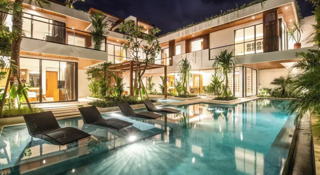 Luxe 5BR Villa, 200m to Brawah Beach Retreat, Rezervovat Vila Chaty v Bali, Chalupa