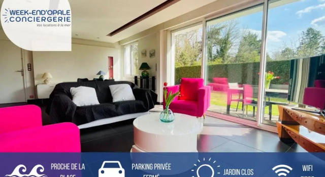 Коттедж Villa avec jardin aux portes du Touquet Paris-Plage