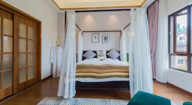 Люкс с 5 комнатами Meishan · Lake · Group Building Party Villa Resort