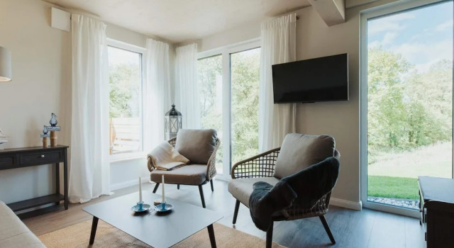 House With Nordic Wood Terrace, Réserver Maison de vacances Sagard 