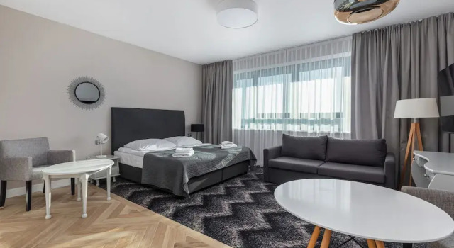 Четырёхместный номер Superior с видом на реку Aparthotel Etna
