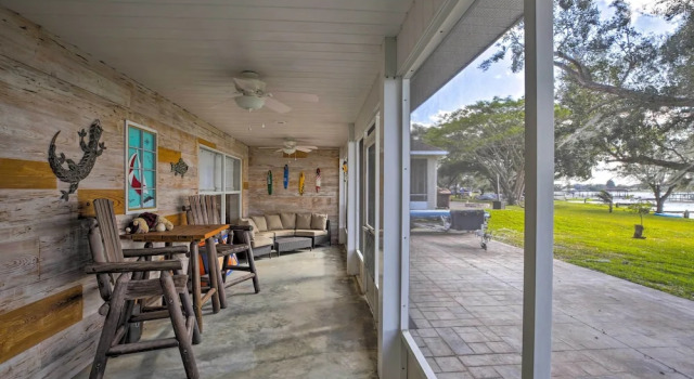 Коттедж Waterfront Lake Placid Home w/ Dock & Fire Pit