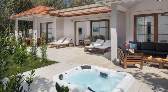 Вилла Luxury с балконом Camping Homes Mon Perin