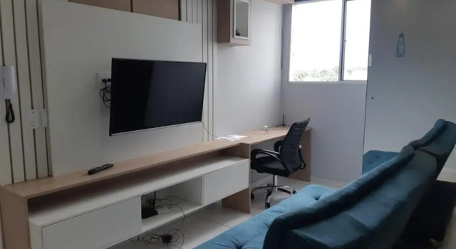13B1 Moderno apartamento com wi-fi, 2 dormitórios, Забронировать Апартаменты/квартира Отели Бертиога с парковкой, Парковка