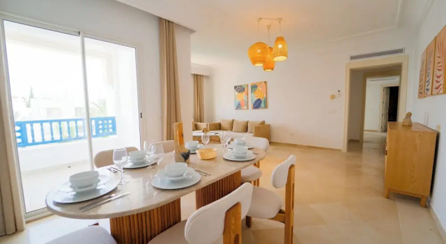 L Appartement de la Marina Vue mer et Port, Забронировать Апартаменты/квартира Апартаменты Хаммамет, рядом с Ясмин Хаммамет, Апартаменты/квартира