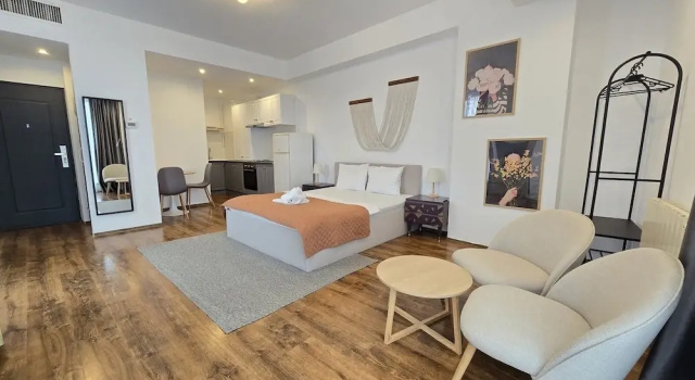 Студия с видом на город Mosilor Apartments
