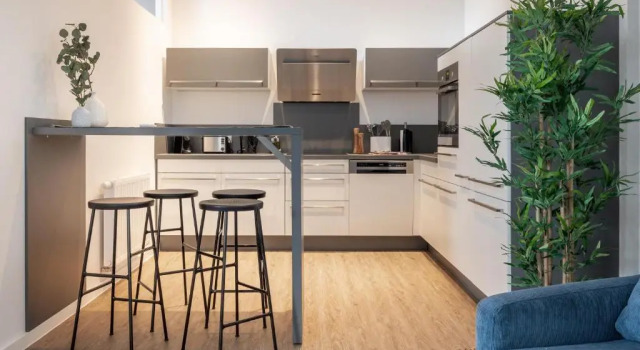 Люкс c 1 комнатой с балконом Limehome Zwickau Dr-Friedrichs-Ring