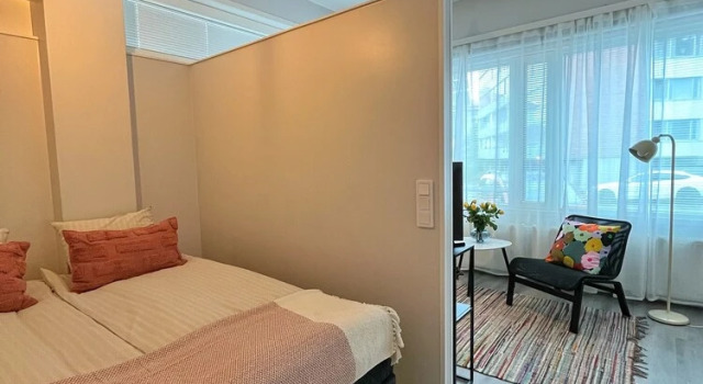 Студия Deluxe Stylish 47m2 Studio Apartment