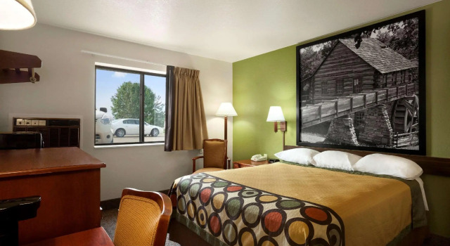 Standardowy dwuosobowy pokój Super 8 by Wyndham Macon