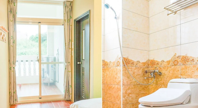 Standard Dreier Zimmer mit Balkon 金門微醺民宿 Kinmen TipsyHotel B&B