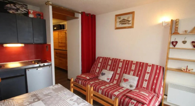 Appartement Les Saisies, 1 pièce, 4 personnes - FR-1-293-165, Забронировать Апартаменты/квартира Апартаменты Ле-Сейсье, рядом с Горнолыжный подъемник Люсьон, Апартаменты/квартира