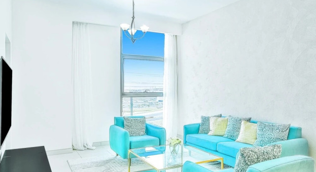Chic 1-bedroom Apt at Dubai Hills, Забронировать Апартаменты/квартира Отели Дубая с бассейном, Бассейн