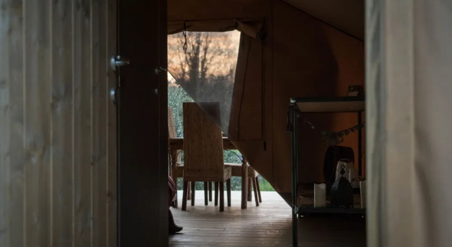 Тент с видом на сад Bio Glamping Toscana Luxury Tents