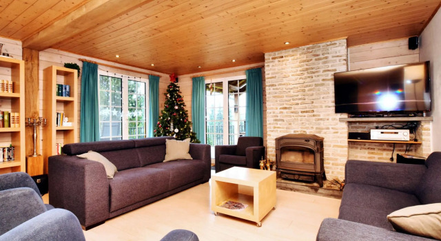 Luxurious chalet in Septon with sauna, Забронировать Шале Коттеджи Дюрбюи, Коттедж