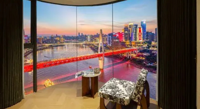 Shangshanzhu Apartment with river view& Drone show view, Boek Appartement Chongqing Regio Chongqing