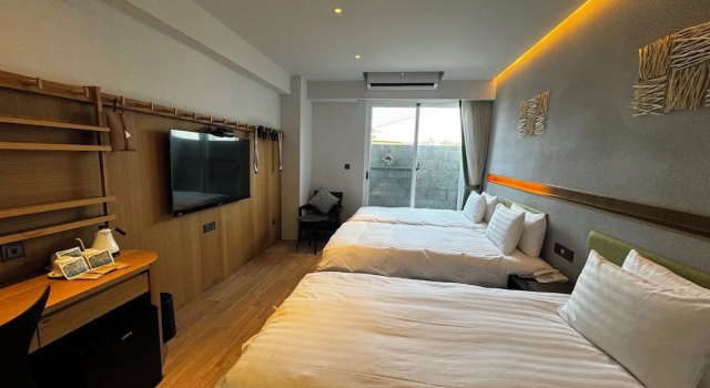 Трёхместный номер Classic Hotel Hayata Lagom 泊思紅柴居