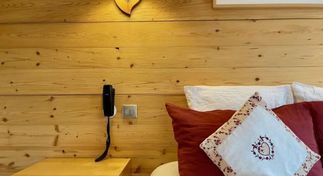 Двухместный номер Standard с балконом Hôtel Chalet Le Panoramique