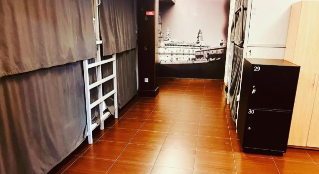 Кровать в общем номере Alojamiento Camino Portugues