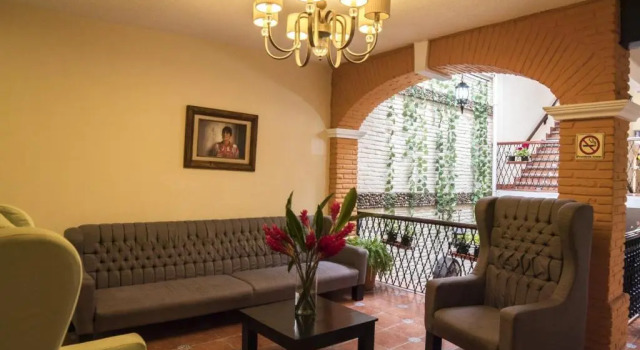 Hotel del Carmen, Book Hotel Hoteller i Chiapas med parkering, Parkering