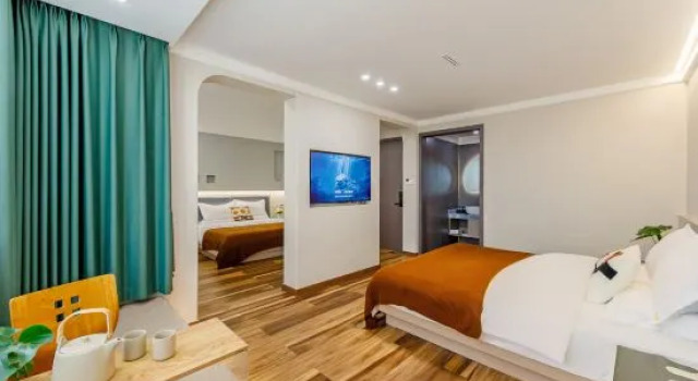 Двухместный люкс Deluxe Jiuyu Haishe Private Villa