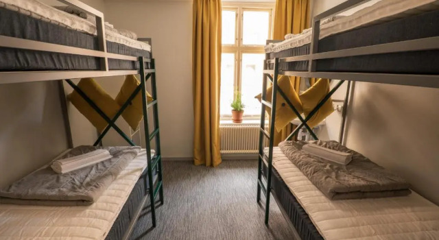 Кровать в общем номере STF Hostel Stigbergsliden