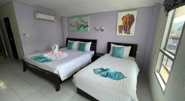 Трёхместный номер Standard с видом на город Samui Green Hotel