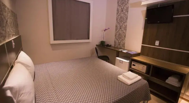 Двухместный номер Standard с балконом Druds Hotel Hortolândia