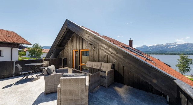Апартаменты с балконом и с частичным видом Haus Gohlke am See