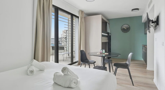 Двухместная студия Comfort с балконом All Suites Appart Hôtel - Paris Ouest - Colombes