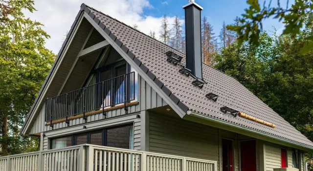 Коттедж с балконом Exklusive Chalet in Buntenbock