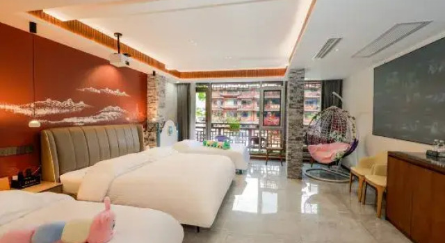Люкс Shennongjia Mountain Foreign Guest Bed and Breakfast (Dajiu Lake Pingqian Ancient Town Branch)