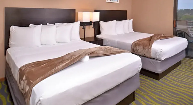 Четырёхместный номер Standard с видом на город Atlantis Family Waterpark Hotel, an Ascend Collection Hotel