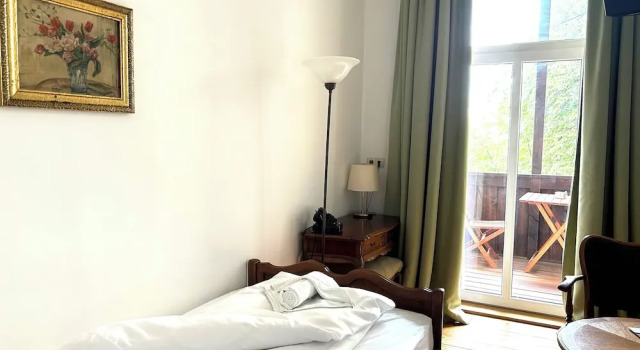 Confort simple chambre avec balcon Jahrhunderthotel Leipzig